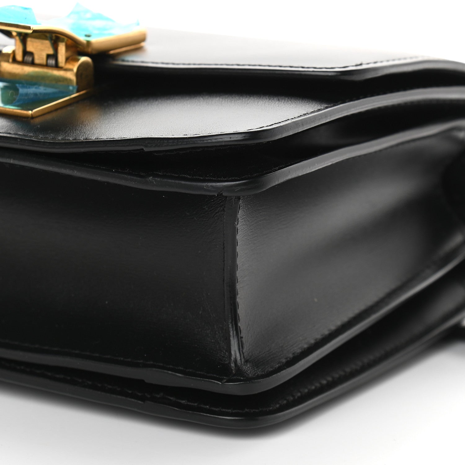 Celine Box Calfskin Small Classic Box Flap Bag Black 6 of 9