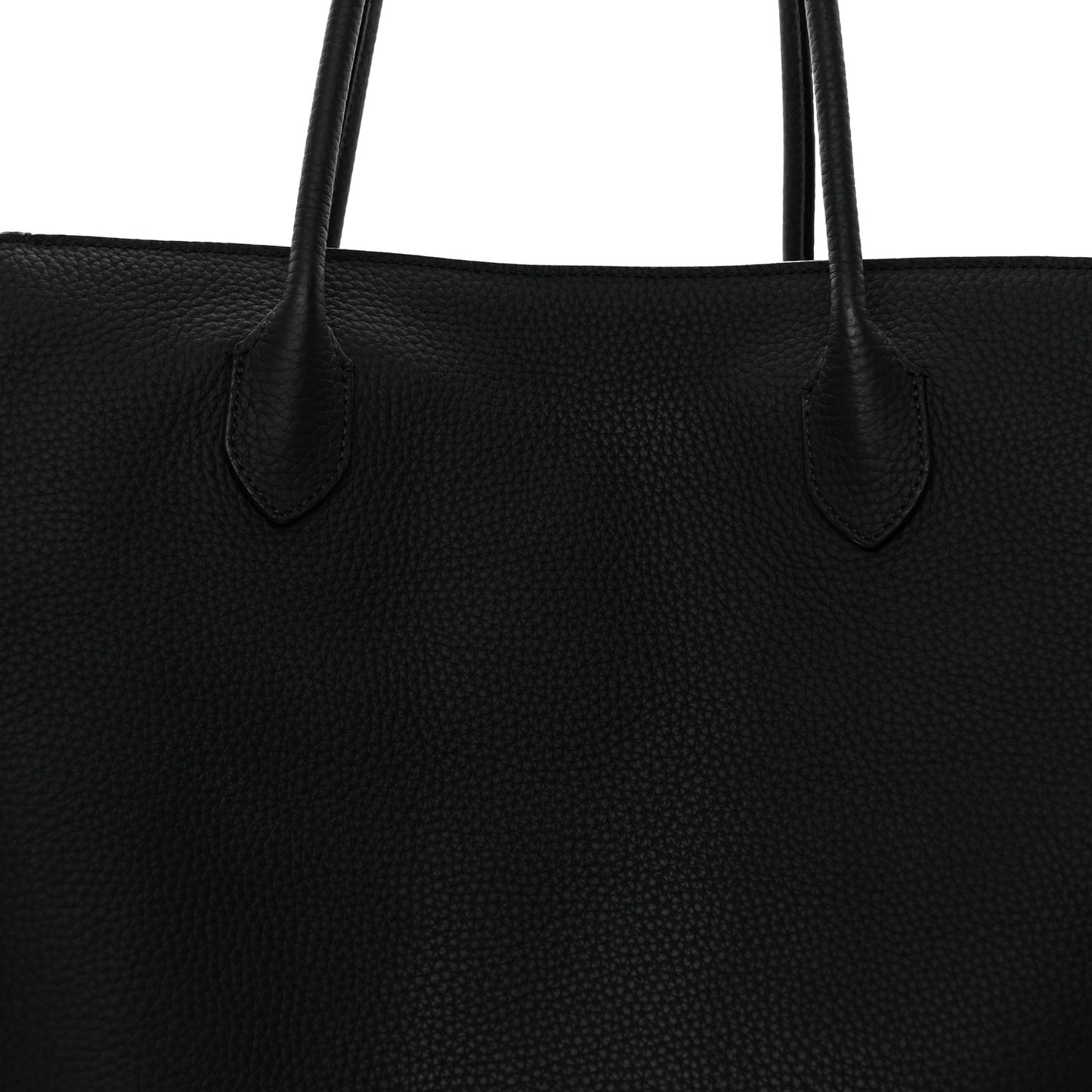 Matte Grained Calfskin Marlo 17 Black