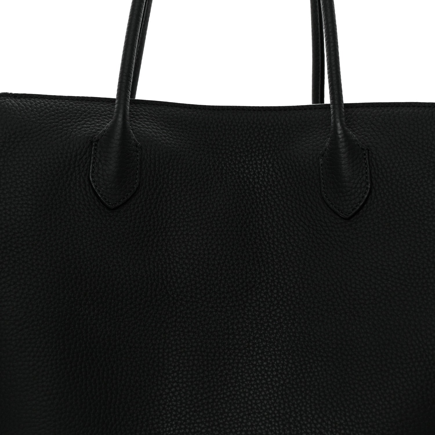 The Row Matte Grained Calfskin Marlo 17 Black 7 of 9