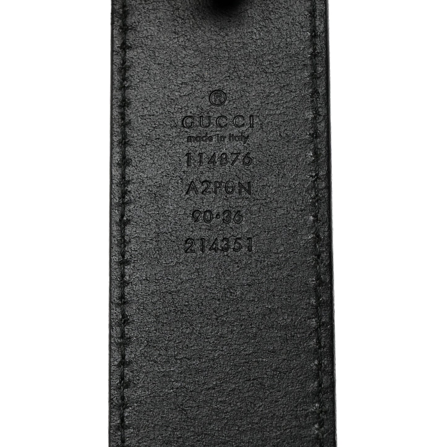 Calfskin Interlocking G 40mm Belt 90 36 Black