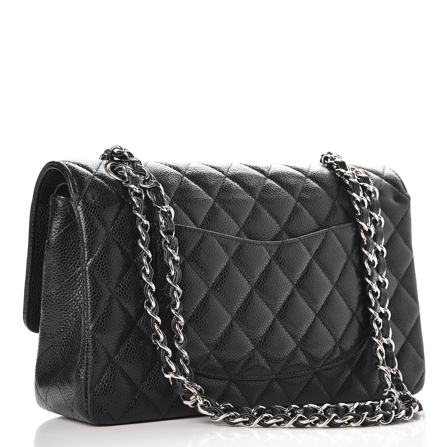 Chanel Caviar Quilted Medium Double Flap Black 4 of 15