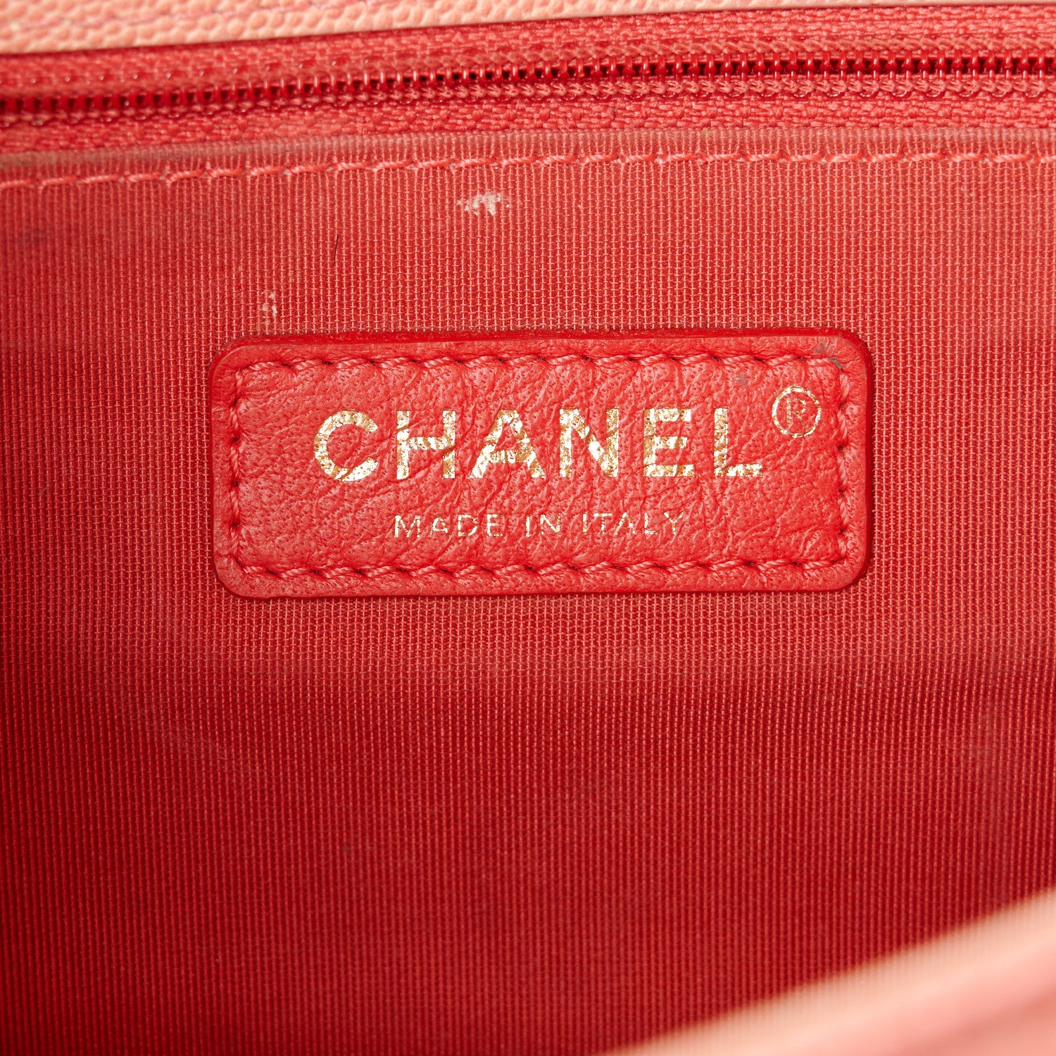Chanel Caviar Quilted Medium Sunset On The Sea Flap Coral 6 of 12