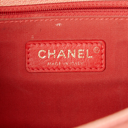 Chanel Caviar Quilted Medium Sunset On The Sea Flap Coral 6 of 12
