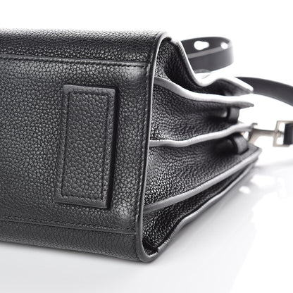 Saint Laurent Grained Calfskin Baby Sac De Jour Souple Black 10 of 18