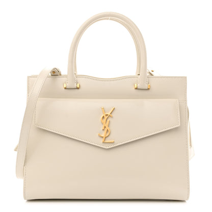Saint Laurent Shiny Calfskin Medium Uptown Tote 1 of 12