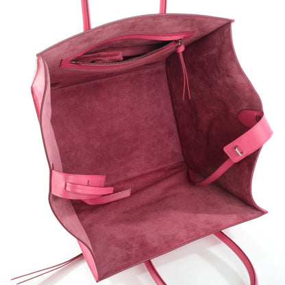Celine Grained Calfskin Medium Phantom Luggage Fuchsia 6 of 8
