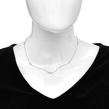 Tiffany Platinum Elsa Peretti Diamonds by the Yard 6 Station Necklace 2 of 5