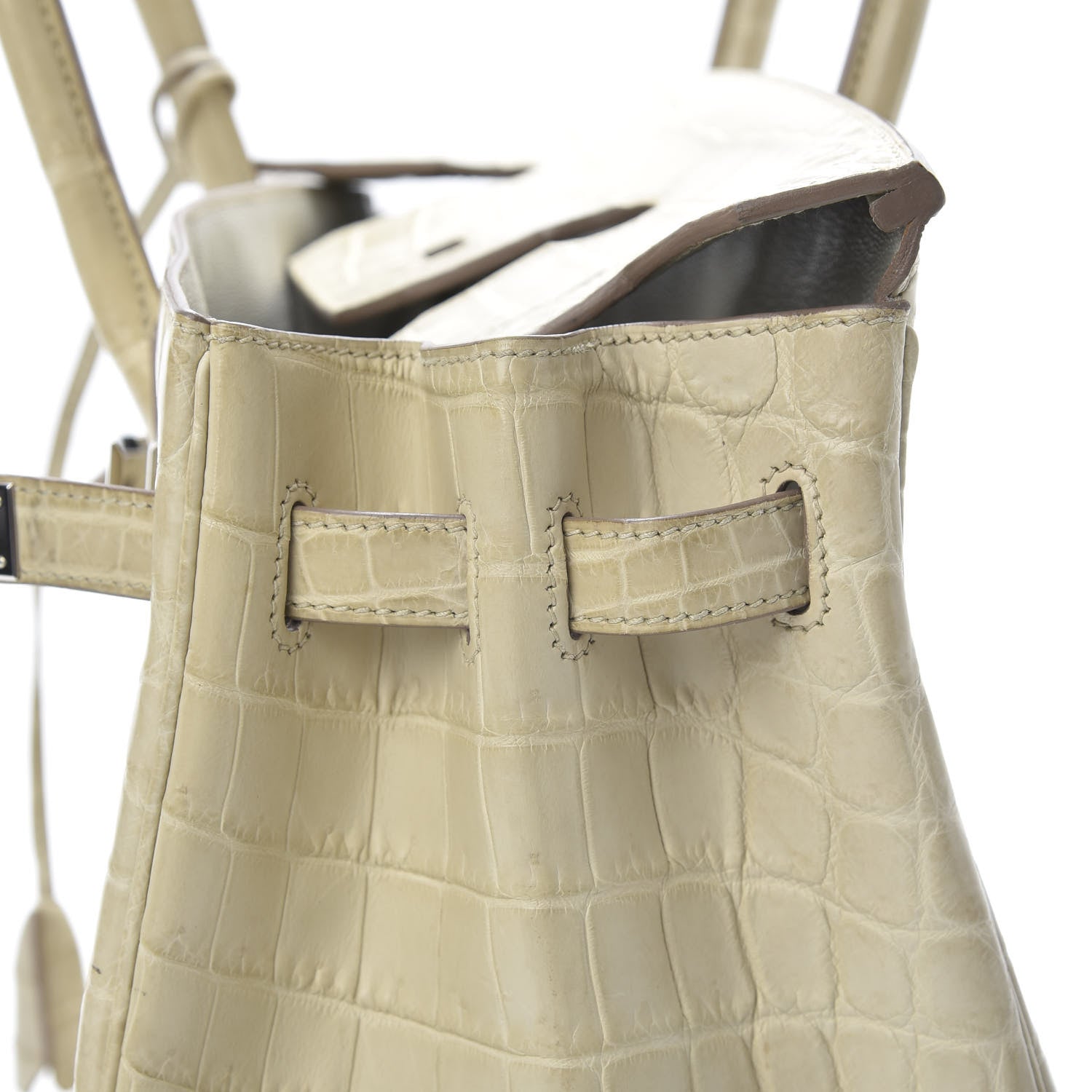 Hermes Matte Niloticus Crocodile Birkin 35 Beton 11 of 39