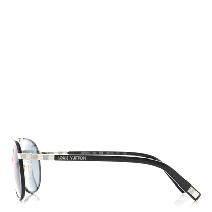 Louis Vuitton Metal Attraction Pilote Sunglasses Z0704U Black 3 of 8