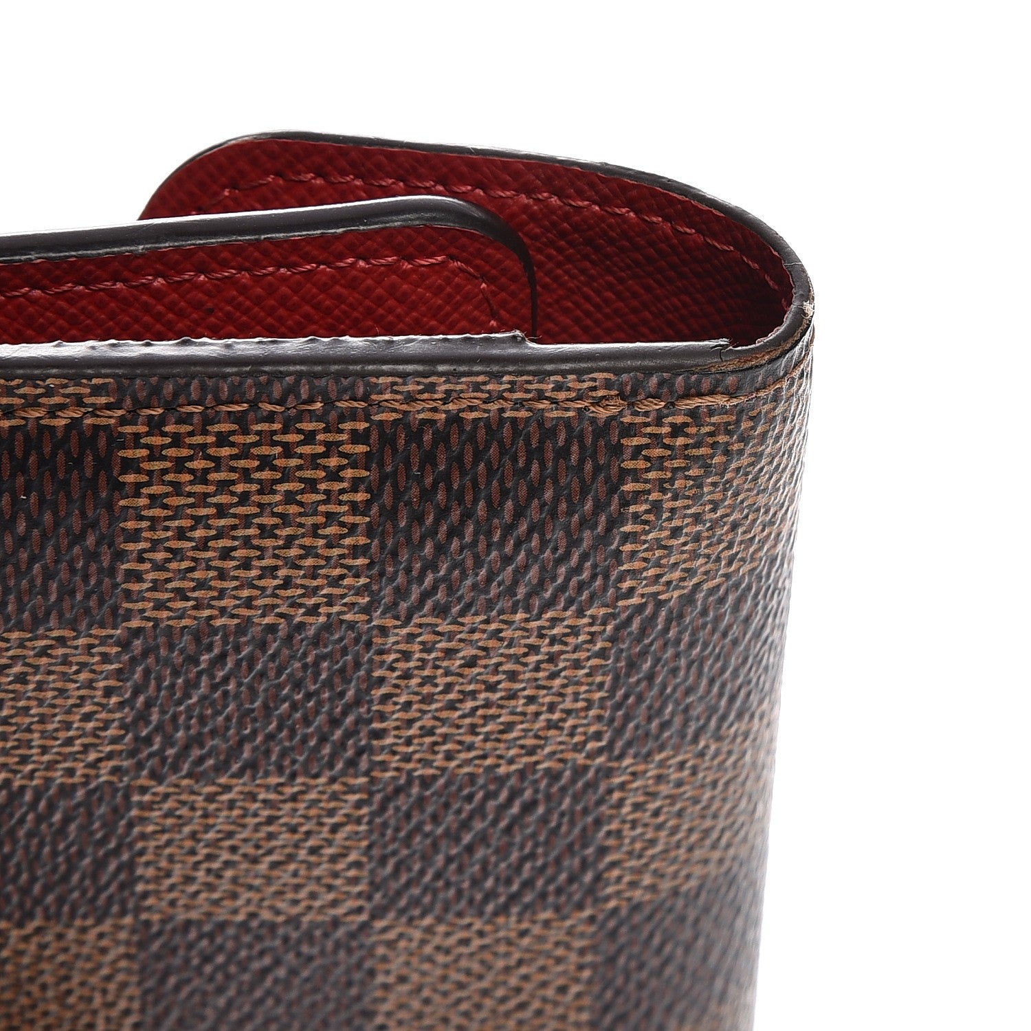 Louis Vuitton Damier Ebene Josephine Wallet Red 11 of 11