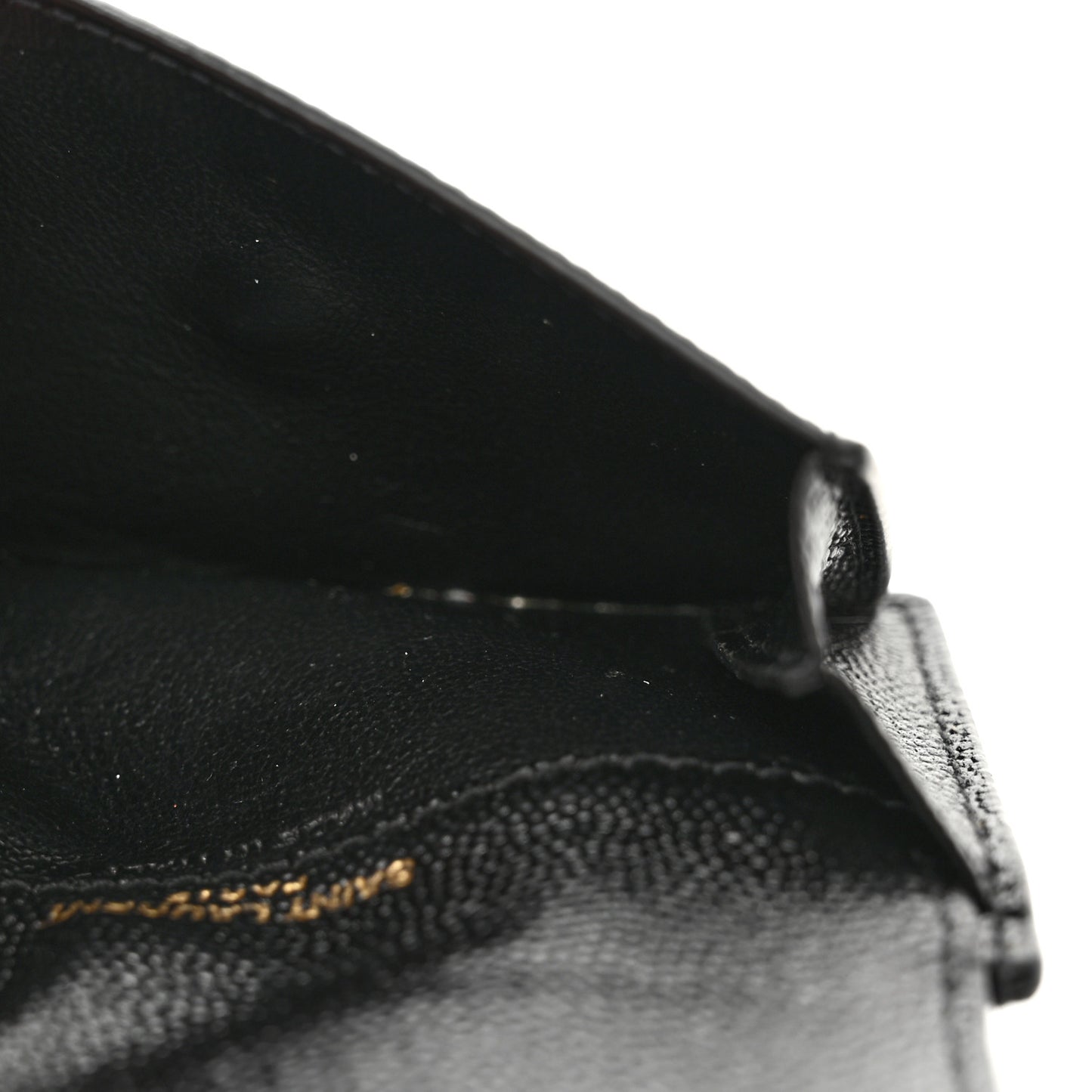 Grain De Poudre Uptown Monogram Card Case Black