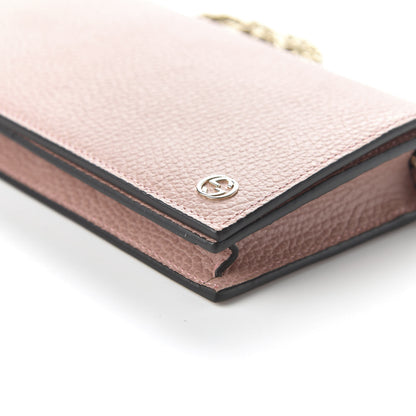 Gucci Dollar Calfskin Medium Betty Chain Wallet Soft Pink 7 of 10