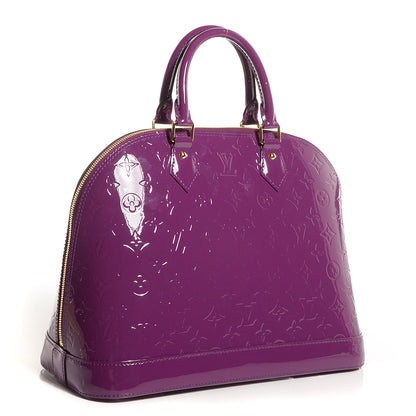 Louis Vuitton Vernis Alma PM Amethyste 3 of 8
