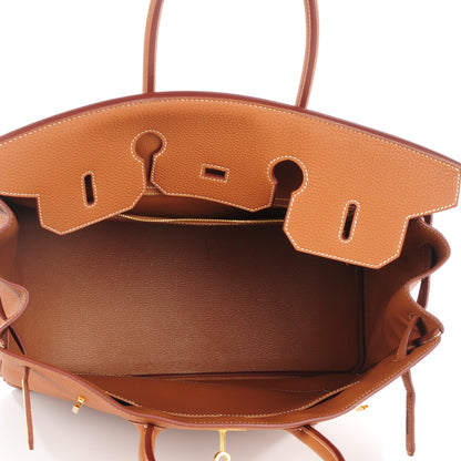 Hermes Togo Birkin 35 Gold 6 of 22