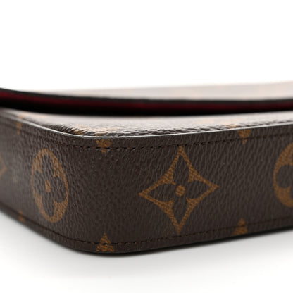 Louis Vuitton Monogram Pochette Felicie Chain Wallet Fuchsia 9 of 12