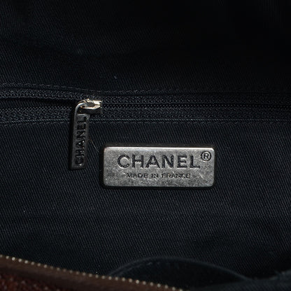 Chanel Caviar Outdoor Ligne Large Hobo Brown 5 of 7