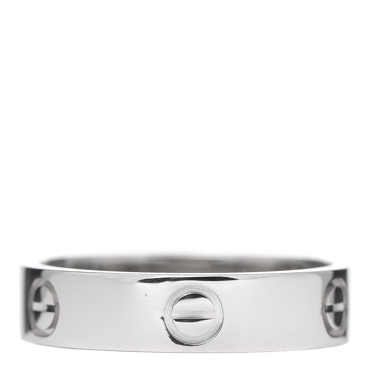 Platinum 5.5mm LOVE Ring 64 10.75