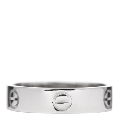 Cartier Platinum 5.5mm LOVE Ring 64 10.75 1 of 4