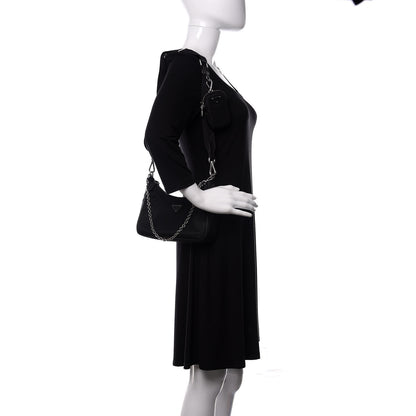 Prada Nylon Re-Edition 2005 Shoulder Bag Black 2 of 11