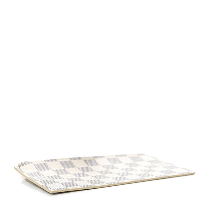 Louis Vuitton Damier Azur Felicie Chain Wallet Zippered Insert Rose Ballerine 3 of 5