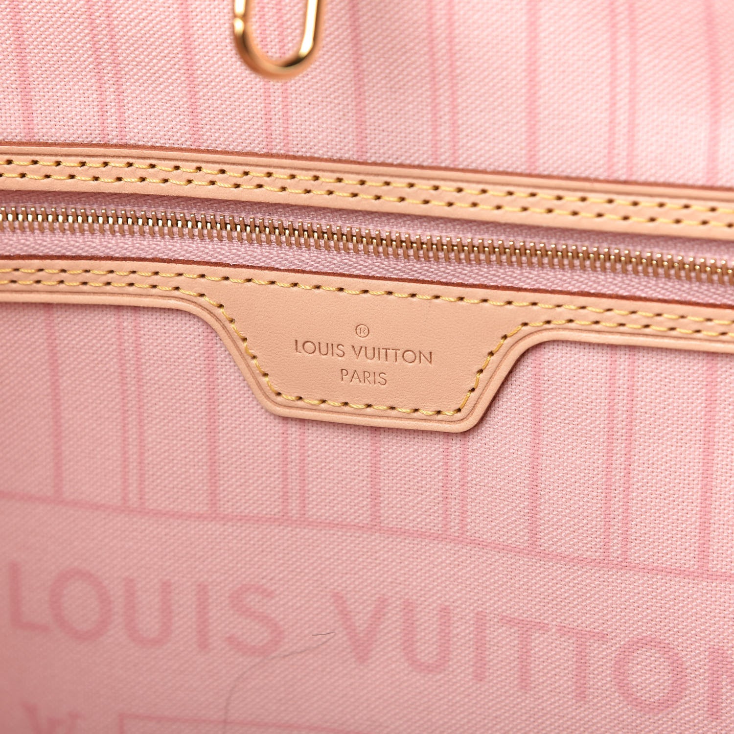 Louis Vuitton Damier Azur Neo Neverfull MM Rose Ballerine 8 of 10