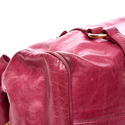 Miu Miu Vitello Lux Medium Bow Bag Fuchsia 10 of 18