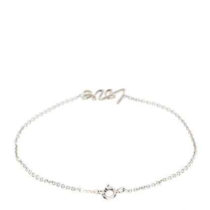 Tiffany Sterling Silver Graffiti Love Bracelet 2 of 4