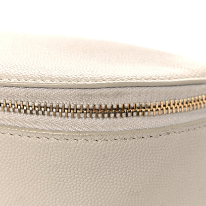 Saint Laurent Grain De Poudre Monogram Belt Bag Blanc Vintage 13 of 13