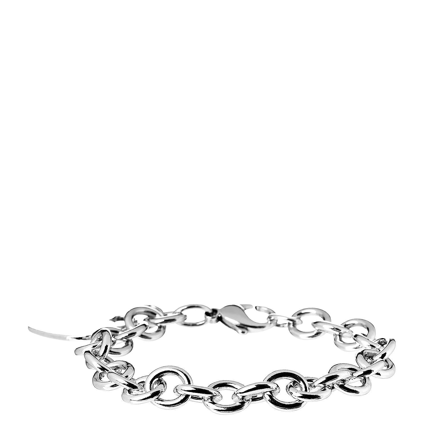 Tiffany Sterling Silver Heart Tag Charm Bracelet 3 of 5