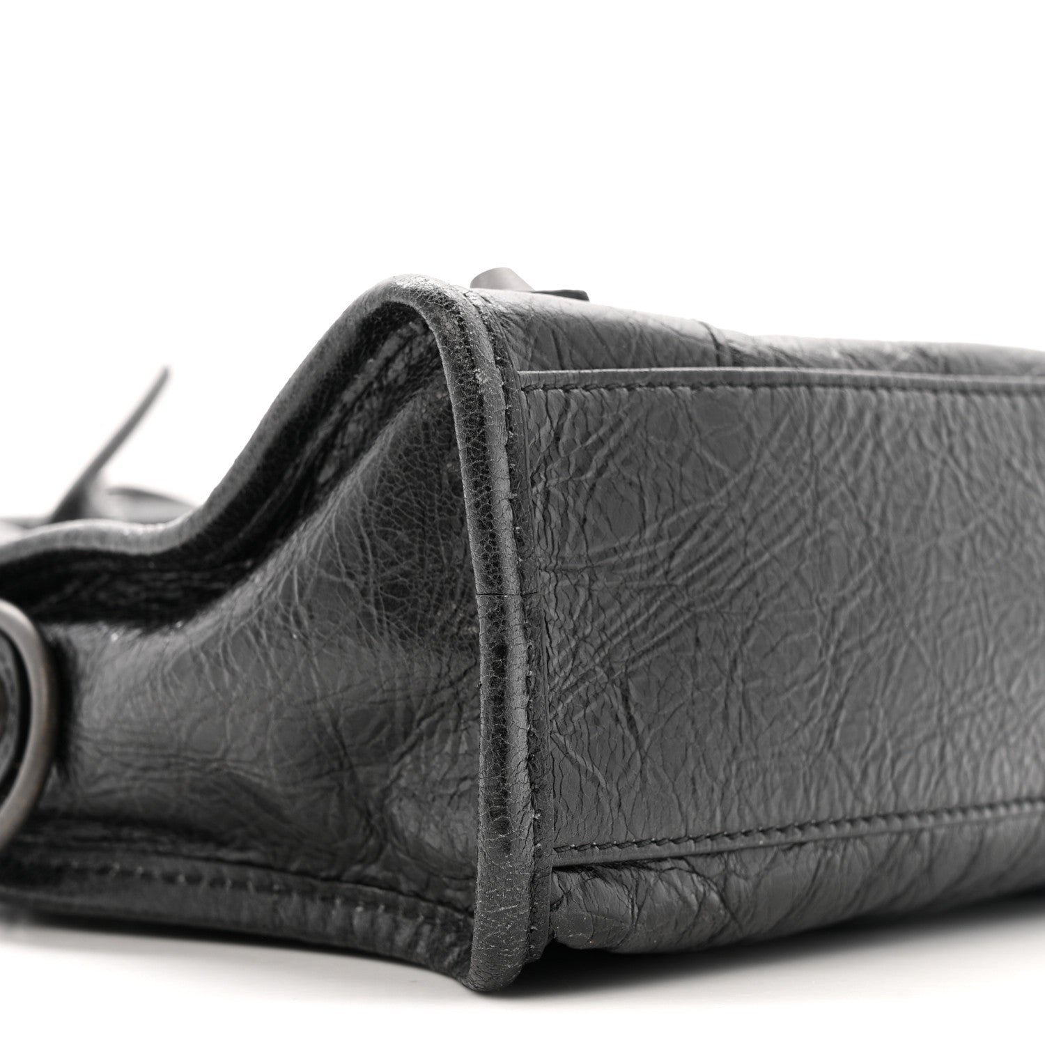 Balenciaga Agneau Arena Classic Hardware Le City Mini  Black 9 of 12