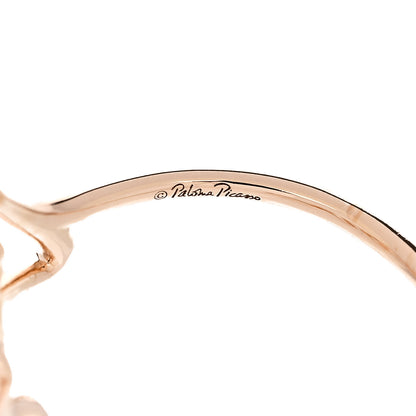 Tiffany 18K Rose Gold Paloma's Graffiti Love Ring 56 7.75 5 of 6