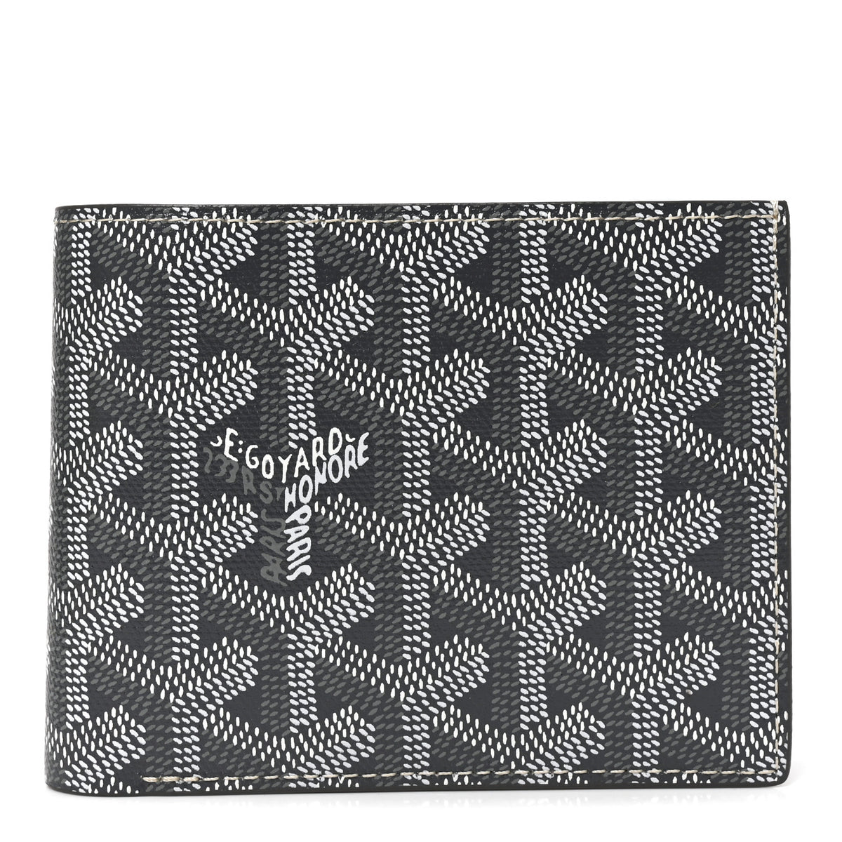 Goyardine Bi-Fold Victoire PM Wallet Grey