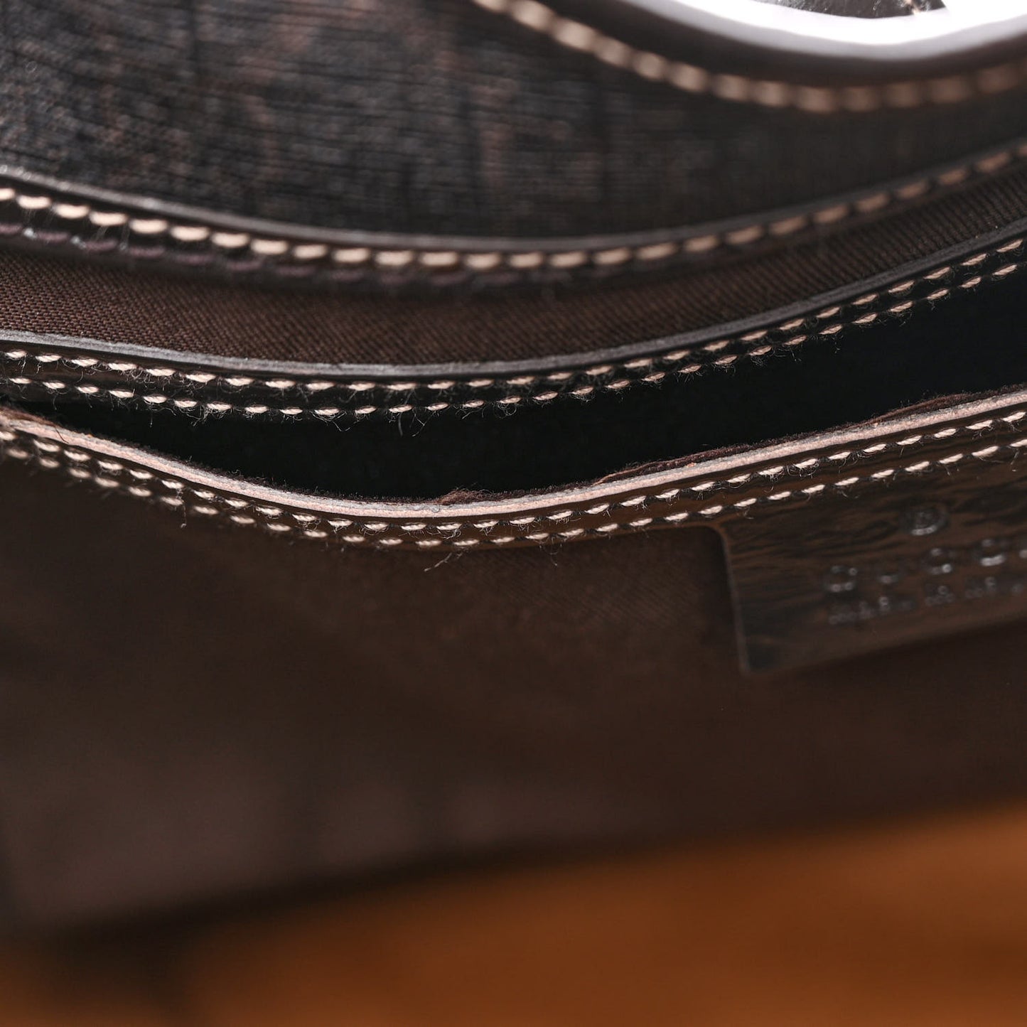 GG Plus Monogram Medium Joy Shoulder Bag Dark Brown