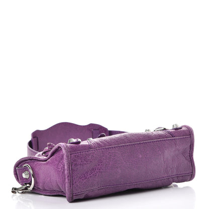 Balenciaga Agneau Giant 12 Silver Hardware Mini City Ultraviolet 4 of 9
