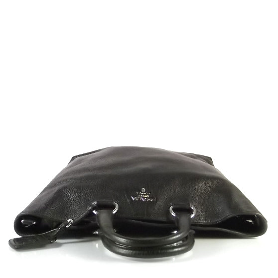 Prada Vitello Daino Tote Black 4 of 9