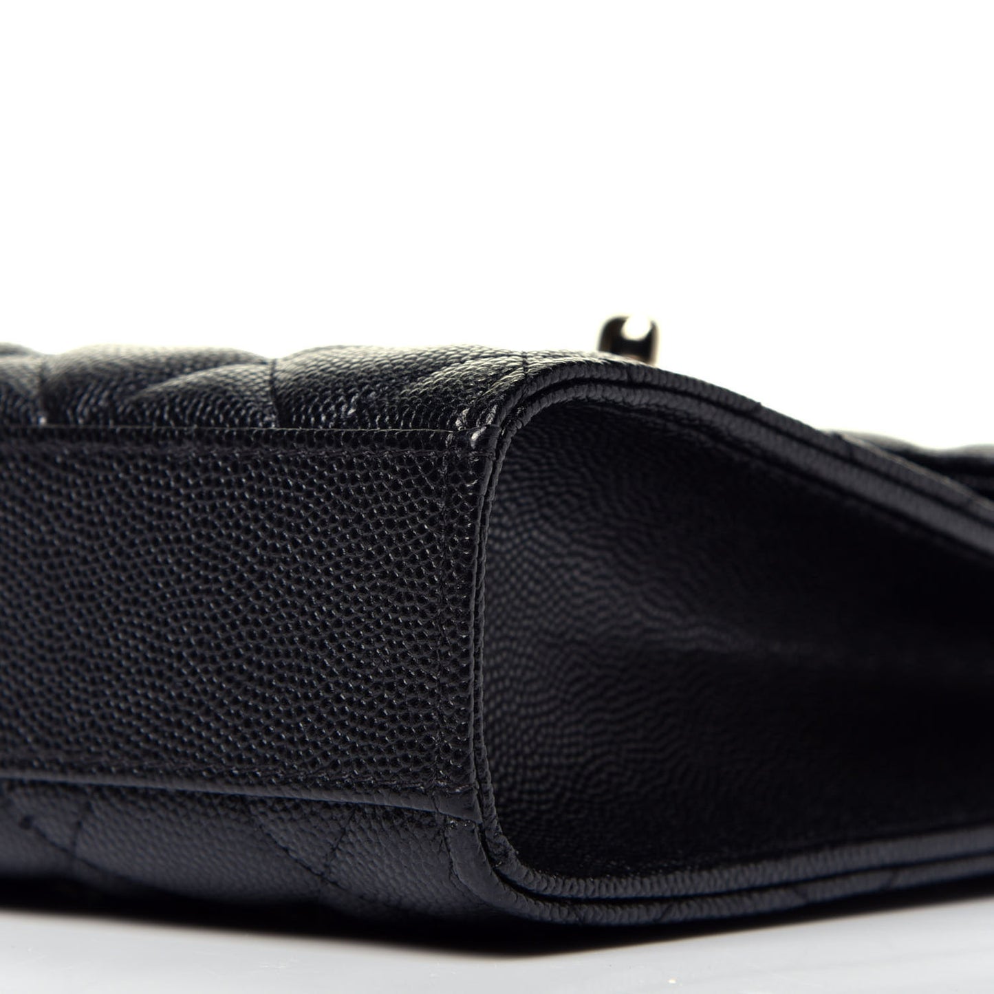 Caviar Quilted Classic Phone Holder Black