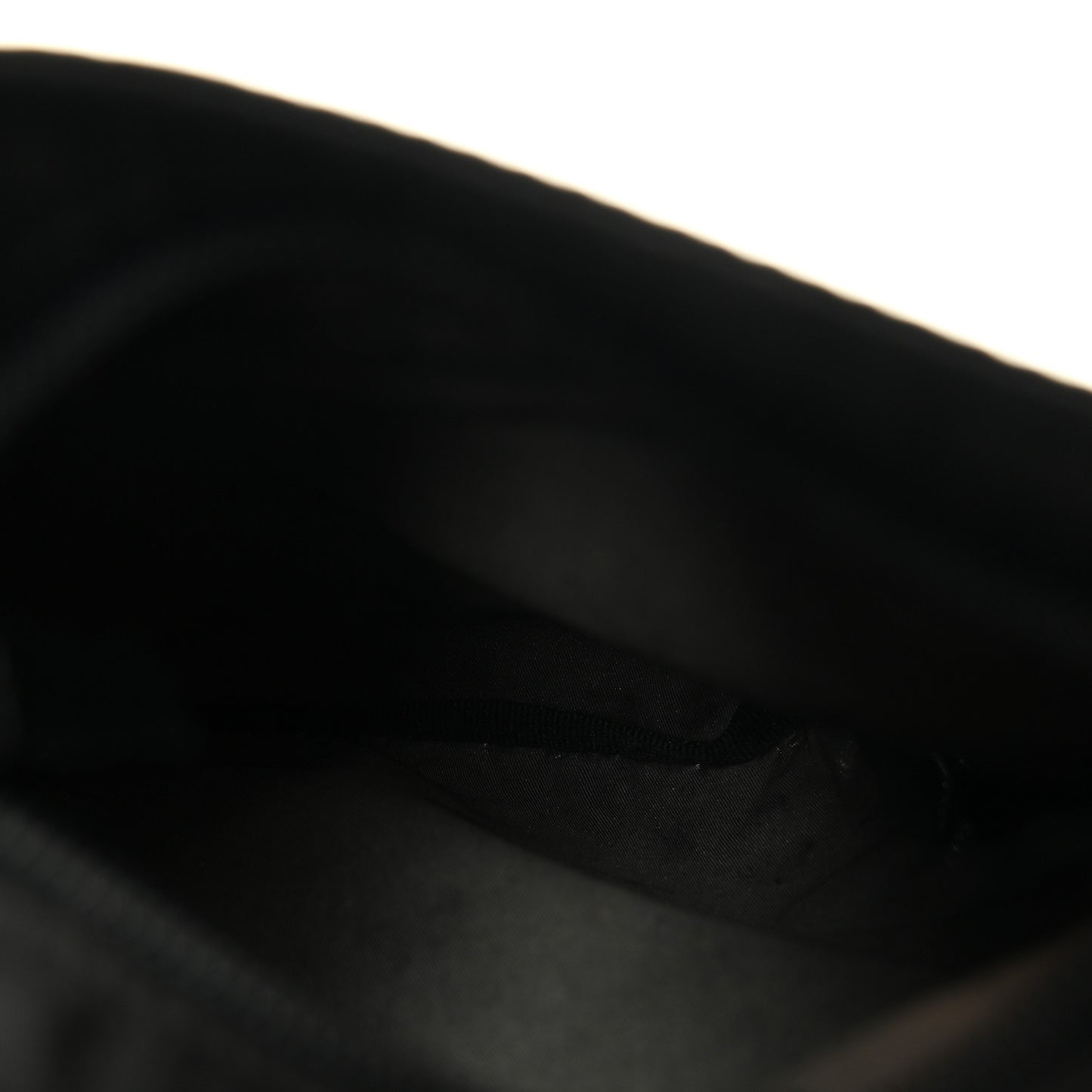 Nylon Small Flat Messenger Bag Black