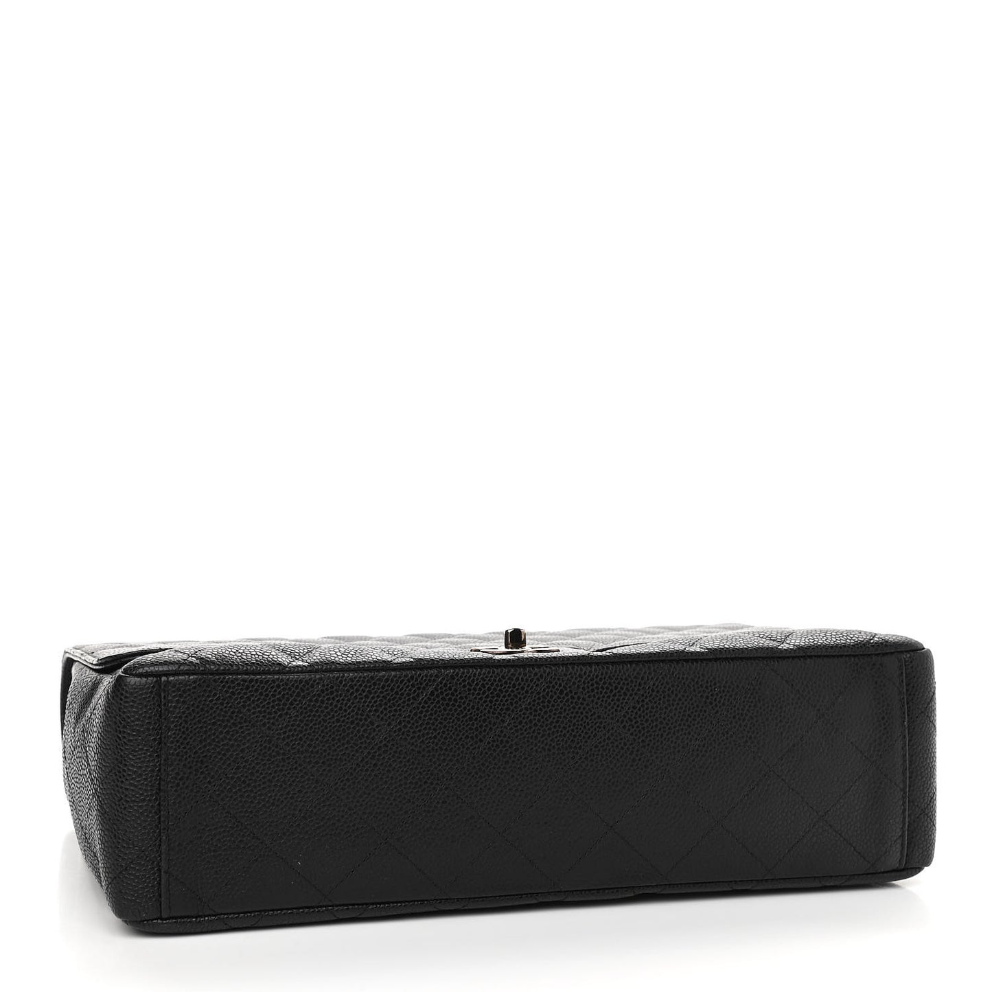 Caviar Quilted Maxi Single Flap Black
