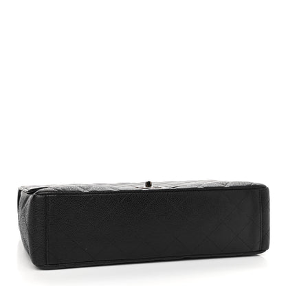 Chanel Caviar Quilted Maxi Single Flap Black 4 of 11