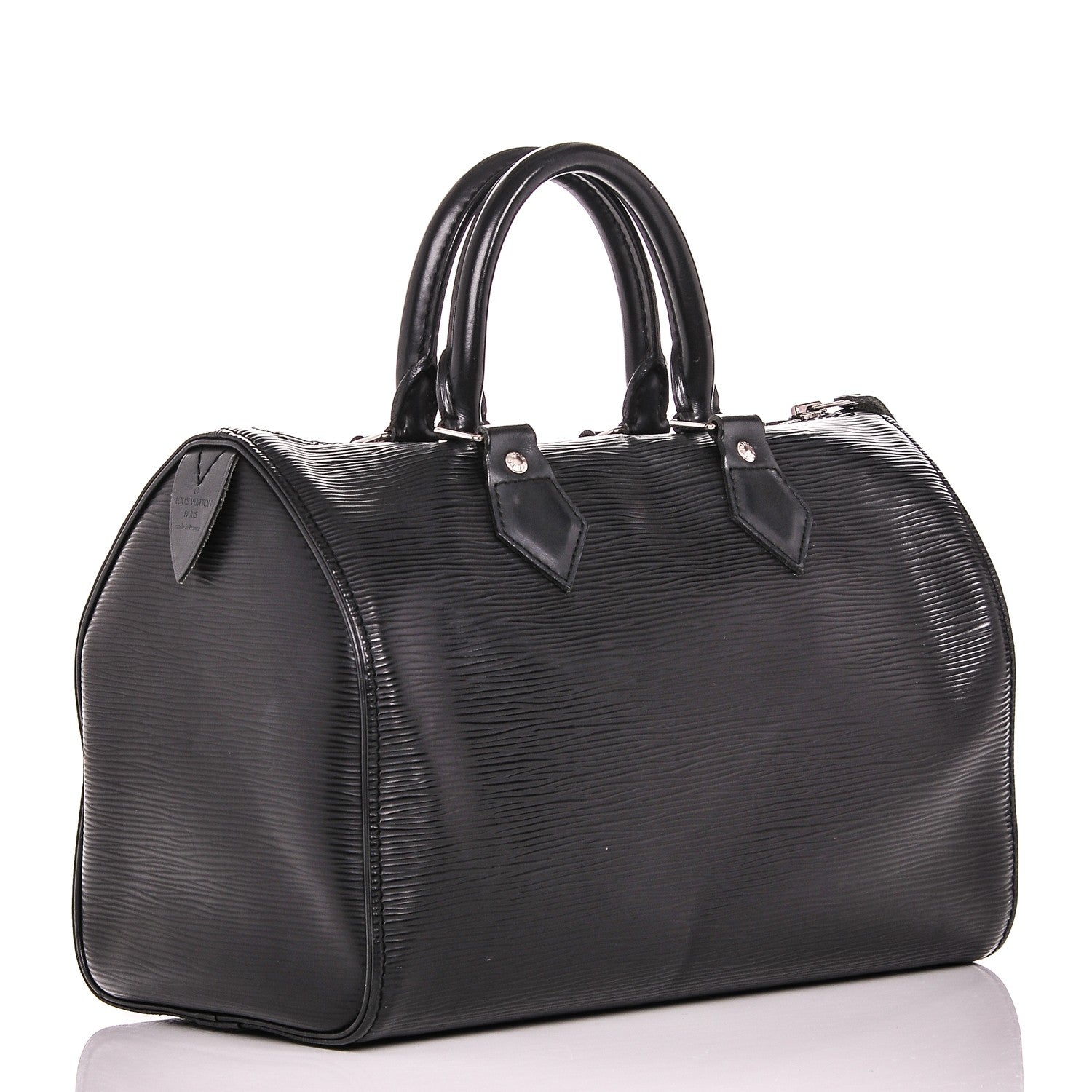Louis Vuitton Epi Speedy 25 Black 3 of 7