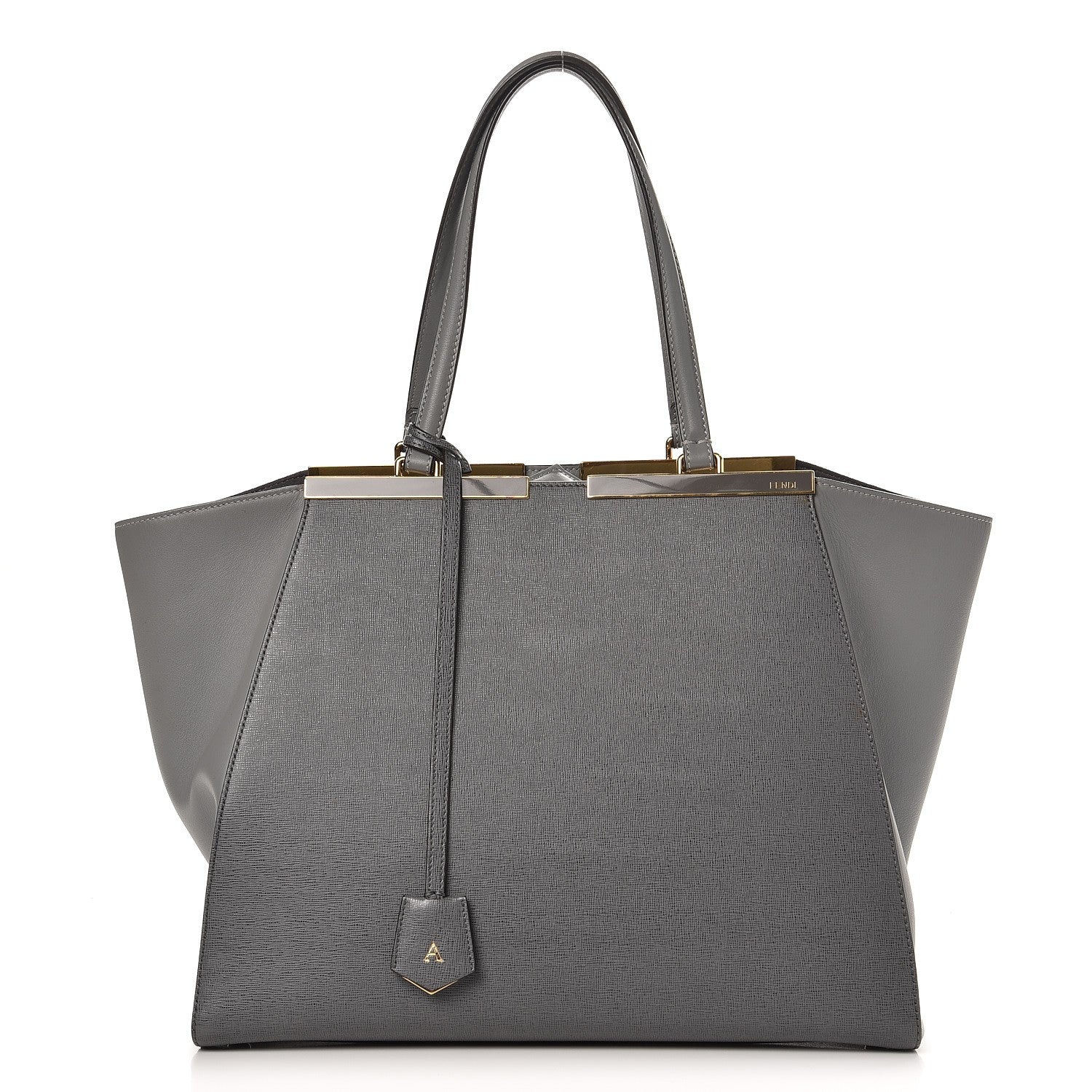 Fendi Vitello Elite Large 3Jours Tote Grigio 1 of 11