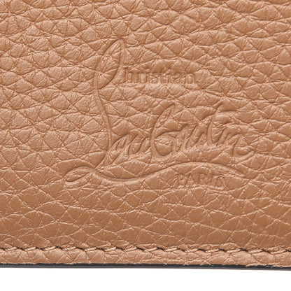 Christian Louboutin Grained Calfskin Star Studded Bi-Fold Wallet Nude Multimetal 7 of 8
