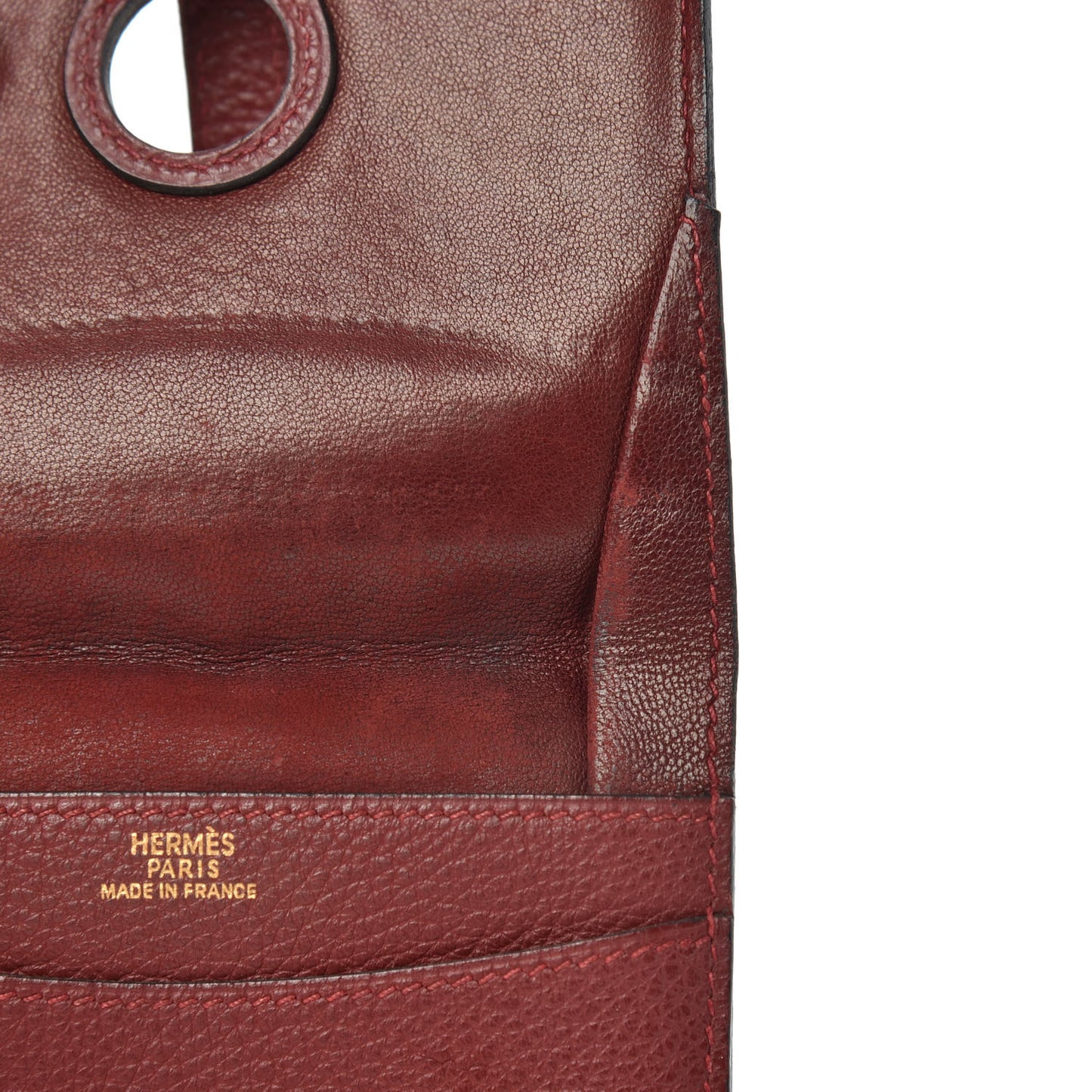 Togo Dogon Card Case Rouge H