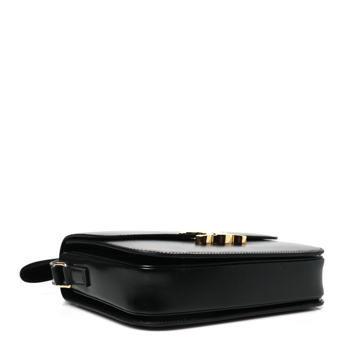 Shiny Calfskin Medium Triomphe Black