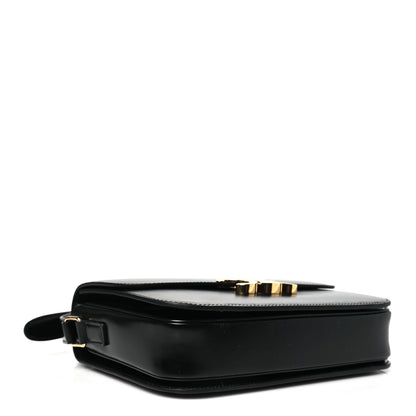 Celine Shiny Calfskin Medium Triomphe Black 4 of 10