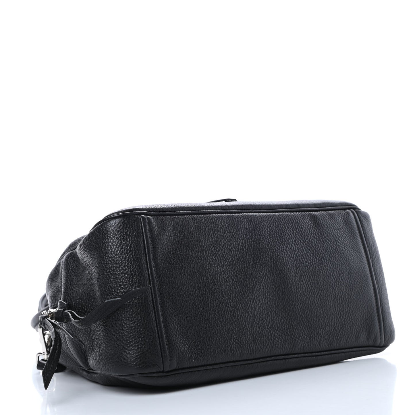 Vitello Daino Dome Satchel Black