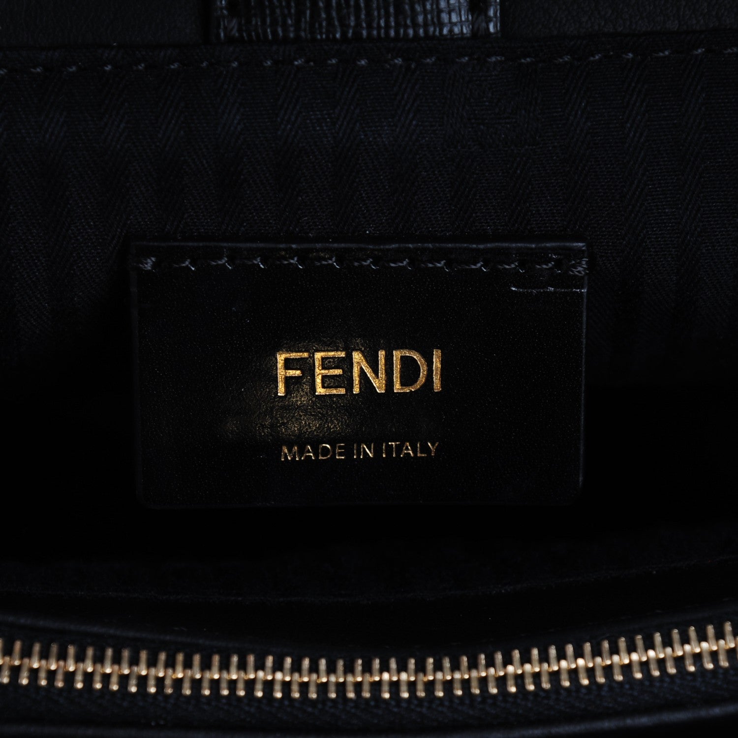 Fendi Vitello Elite Petite 2Jours Tote Black 6 of 7