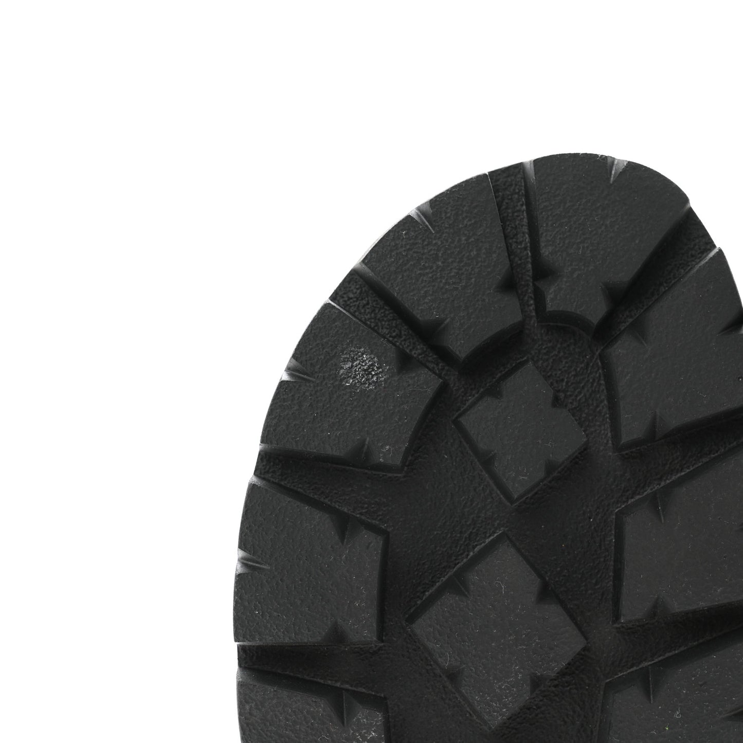 City Calfskin Triangle Logo 20mm Flat Mules 12 Black