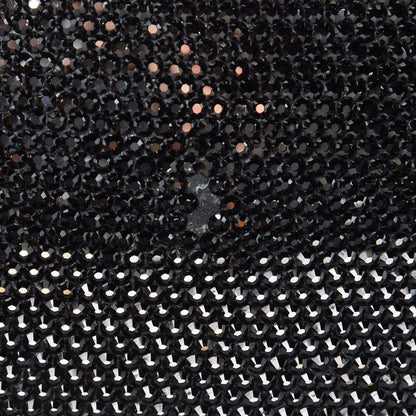 Judith Leiber Swarovski Crystal Minaudiere Clutch Black Gold 7 of 9