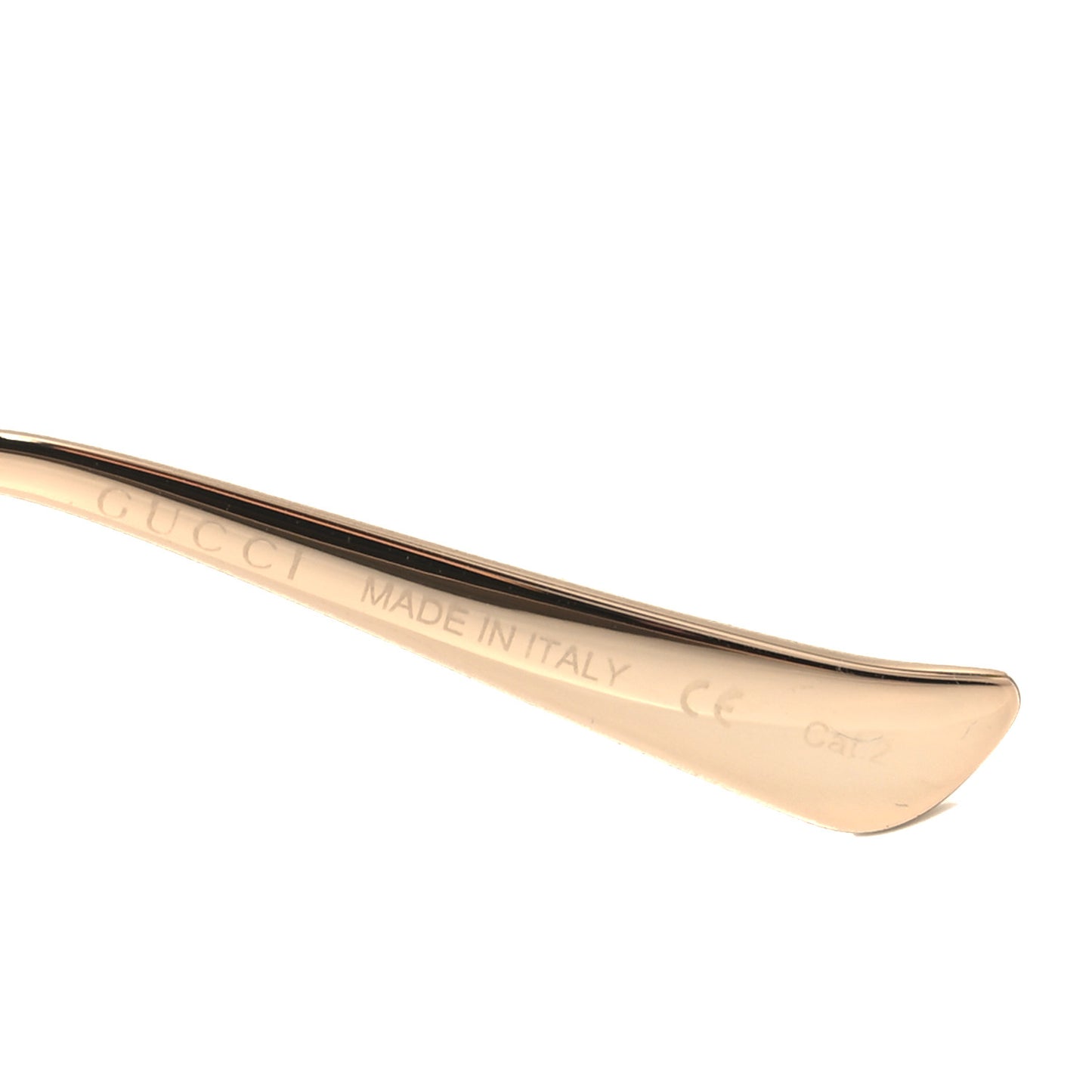 Metal Oversized Round Frame GG0225S Sunglasses Gold